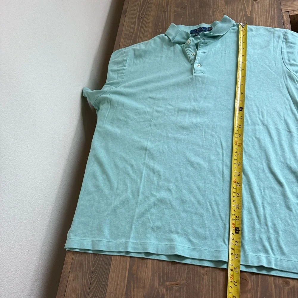 Polo Ralph Lauren Men's XL‎ Aqua Blue Short Sleeve Polo Shirt